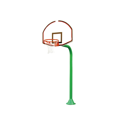 Elementary School Fixed Basketball Backstop