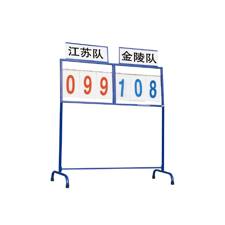 篮球赛翻分牌Turning scoreboard for basketball match