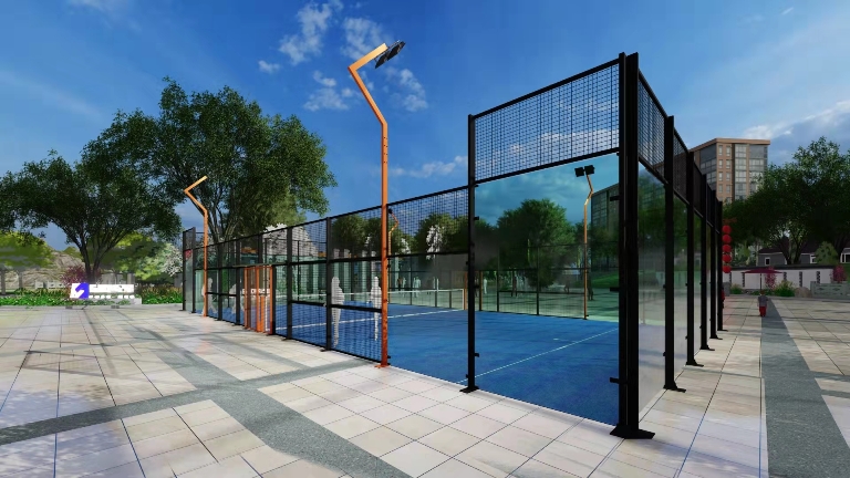 Padel tennis court